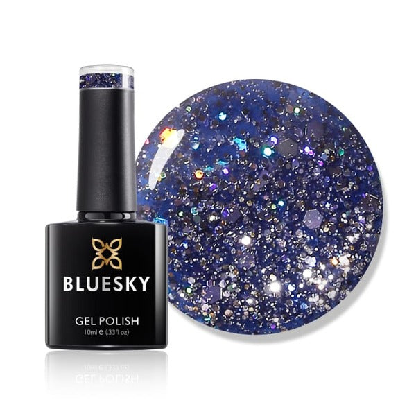 Bluesky Gel Nail Polish Deep Purple - British product