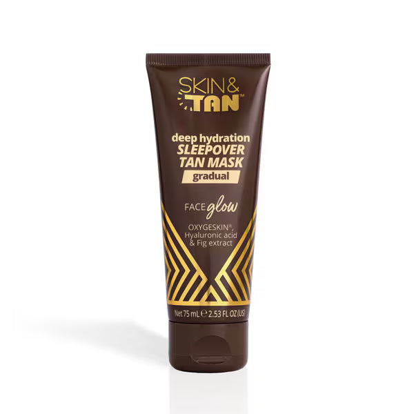 Skin & Tan Face Glow Deep Hydration Tan Mask 75ml (British brand)