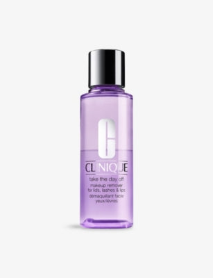 Clinique makeup remover for lids, lashes and lips, imported from the UK