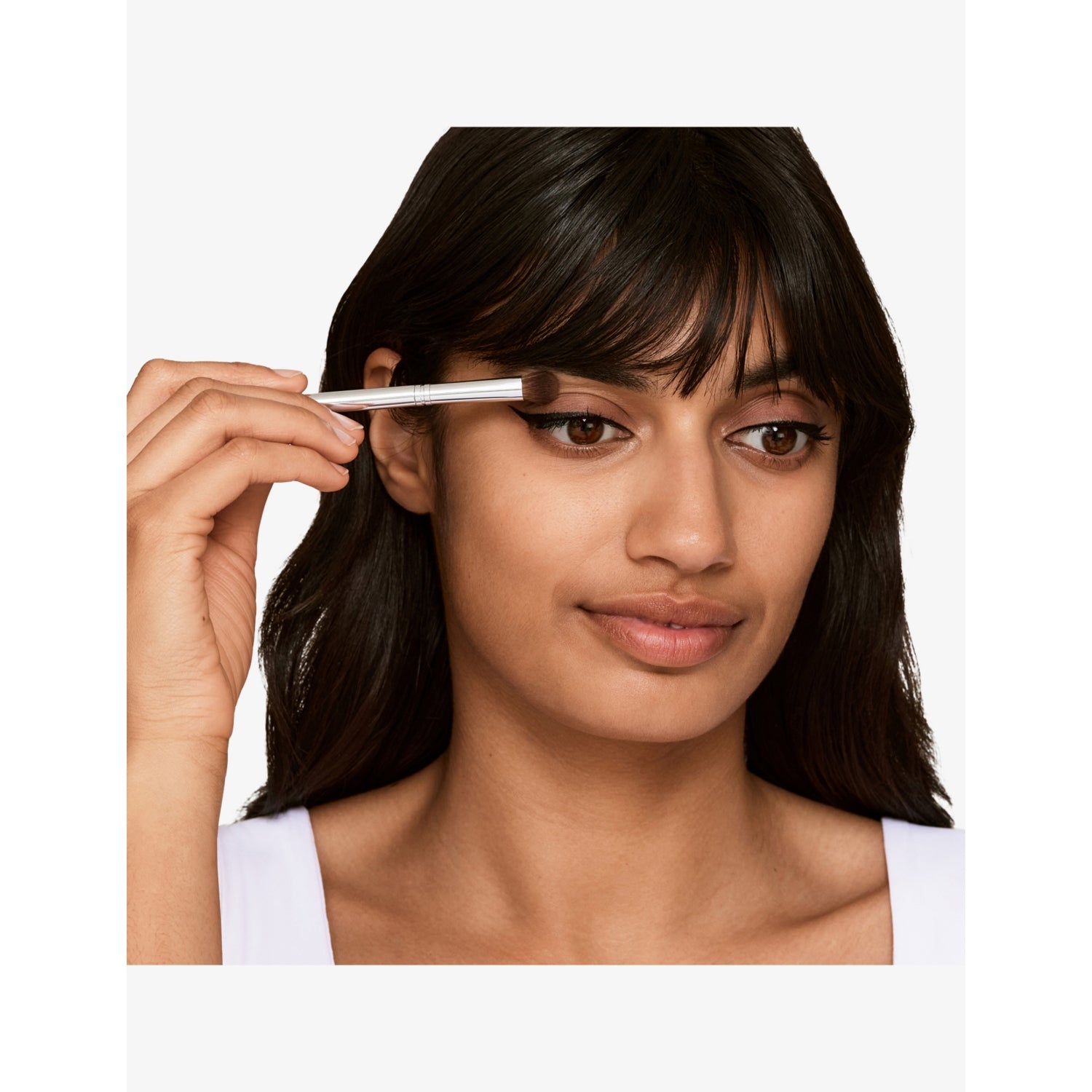 Clinique eyeshadow brush with synthetic bristles, UK version