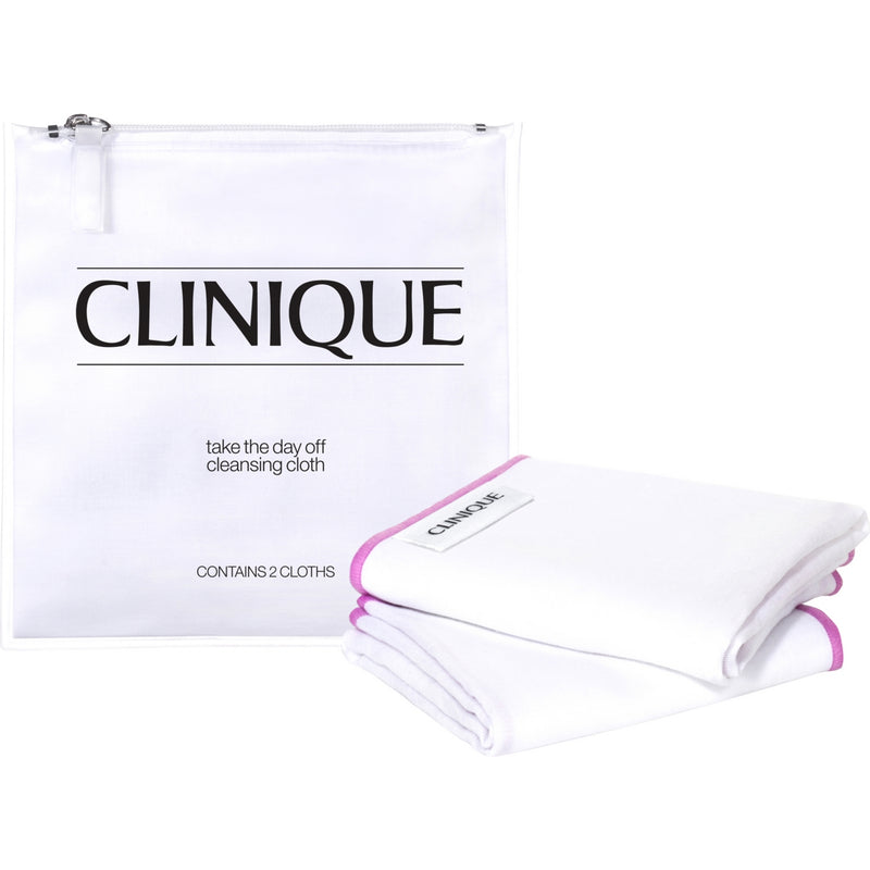 Clinique Take The Day Off cleansing cloth pack of 2, imported from the UK