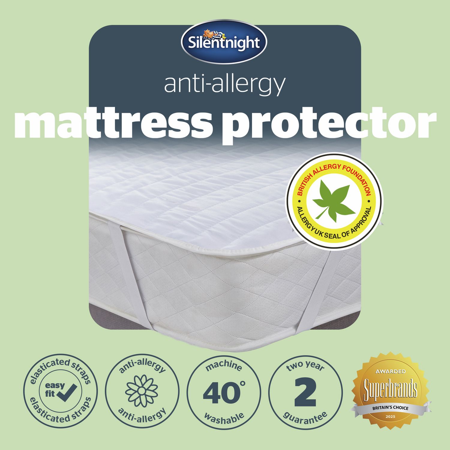 Silentnight Anti-Allergy Mattress Protector - Kingsize