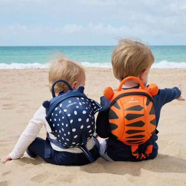 LittleLife Tiger toddler backpack with rein, imported from the UK