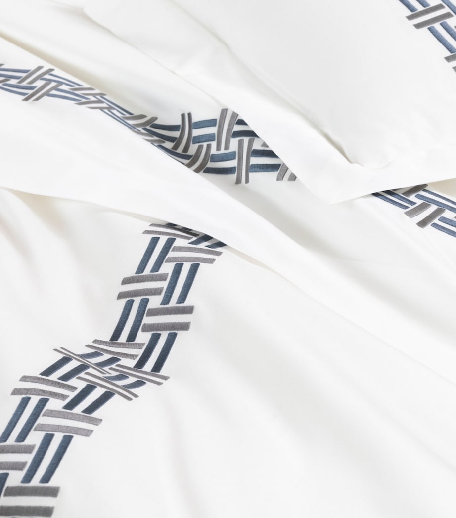 Frette Basket Weave Oxford Pillow Sham 50cm x 70cm - British product