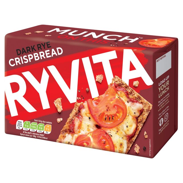 Ryvita Crispbread Dark Rye Crackers   250g GOODS M&S   