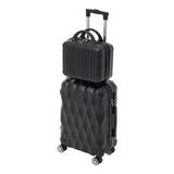 Livingandhome 2 Pcs Hard Shell Travel Suitcases Set