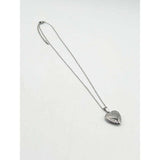 SVNX silver locket necklace heart pendant, imported from the UK