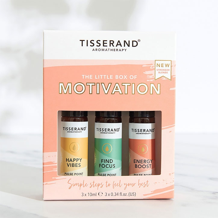 Tisserand The Little Box Of Motivation 3x10ml Roller Balls Holland&Barrett   