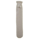 Aroma Home long hot water bottle cream teddy boucle (British brand)