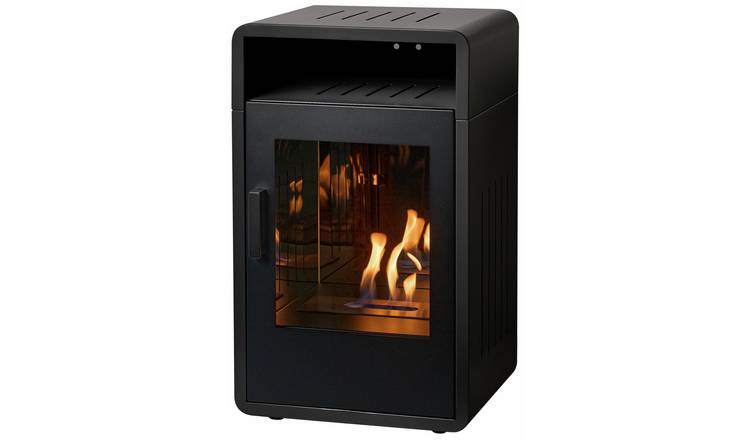 Adam Bellini black bio ethanol stove 3kW - British product