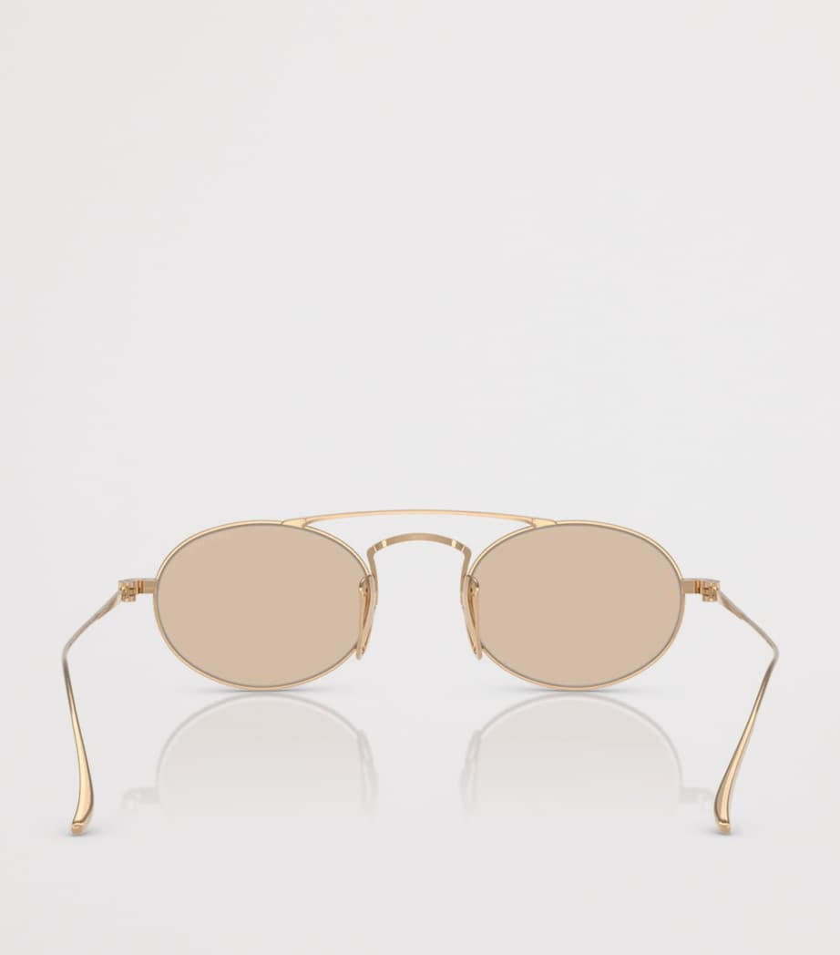 Giorgio Armani oval titanium sunglasses model AR6161T, UK version