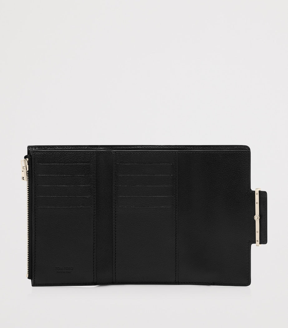 TOM FORD Aube leather wallet H9cm, UK version