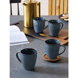 Habitat navy stoneware mug set, imported from the UK