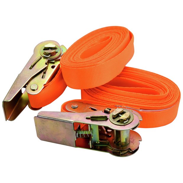 Hilka 2 piece endless ratchet straps 5m x 25mm - British product