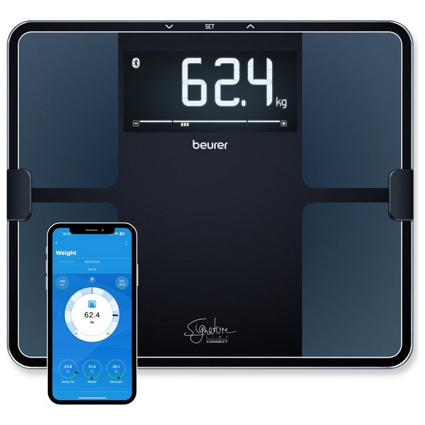 Beurer smart analyser scale black (British brand)