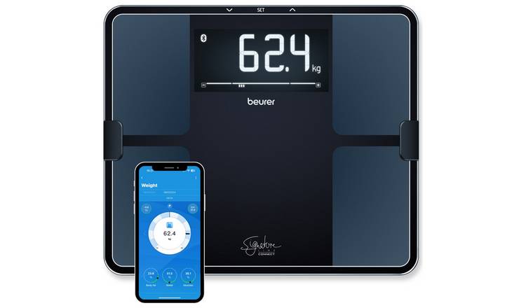 Beurer smart analyser scale black (British brand)