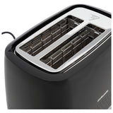 Cookworks Textures Selcey 2 slice toaster black (British brand)