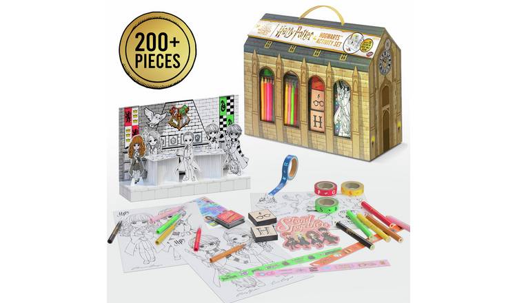 Harry Potter Hogwarts activity set with craft supplies (British brand)