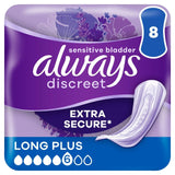 Always Discreet Incontinence Pads Long Plus   8 per pack GOODS M&S   