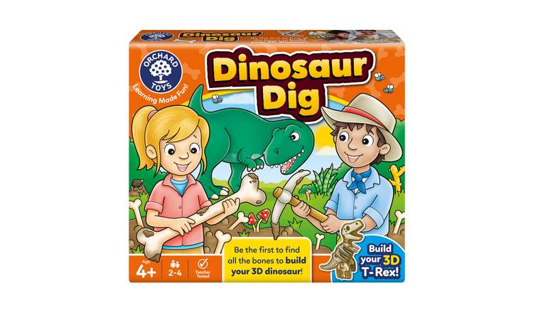 Orchard Toys Dinosaur Dig 3D game for children - British product