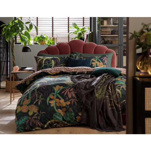 Habitat botanical print multicolor bedding set double - British product