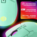 STEALTH gaming mouse Mint USB RGB, imported from the UK