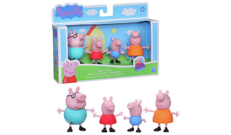 Peppa Pig Adventures Family Figure - Pack of 4