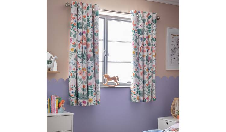 Habitat kids blackout curtains floral print 168x137cm, imported from the UK