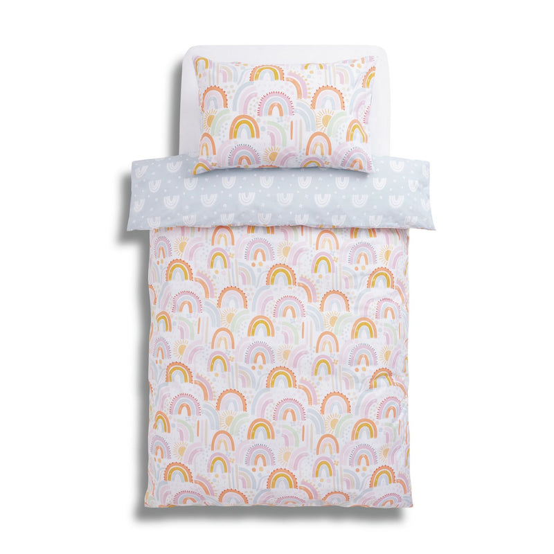 Habitat pastel rainbow reversible bedding set single, UK version