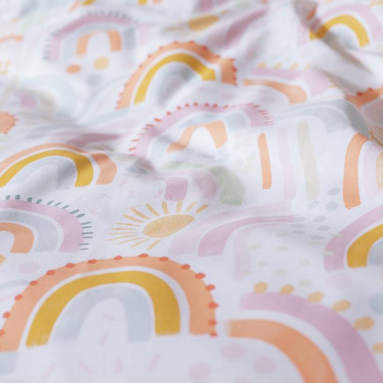 Habitat pastel rainbow reversible bedding set single, UK version