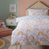 Habitat pastel rainbow reversible bedding set single, UK version