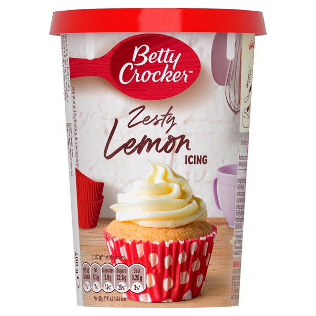 Betty Crocker Zesty Lemon Icing   400g GOODS M&S   