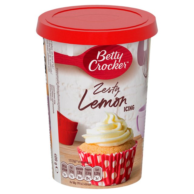 Betty Crocker Zesty Lemon Icing   400g GOODS M&S   