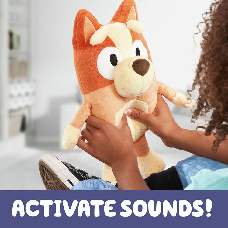 Bluey Bingo talking plush 35cm, UK version