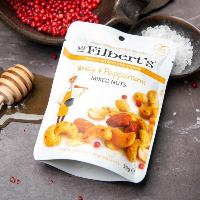 Mr Filberts Honey & Peppercorn Mixed Nuts   40g GOODS M&S   