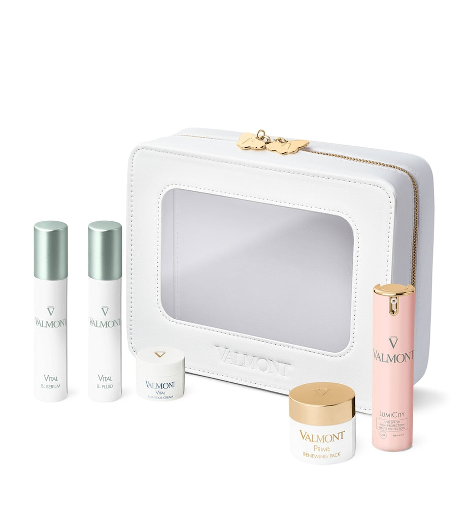 Valmont skincare set Discovery Retail Set travel sizes (British brand)