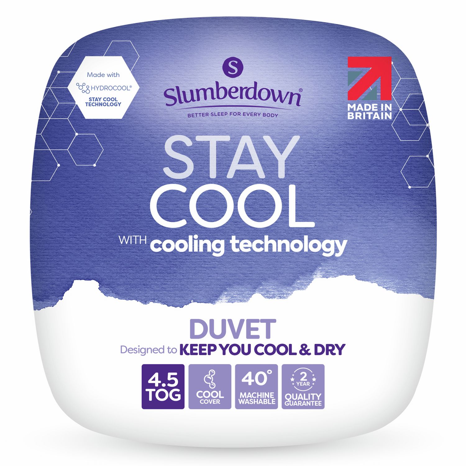 Slumberdown Stay Cool 4.5 Tog Duvet - Double