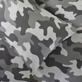 Argos Home kids bedding set camo grey single (British brand)