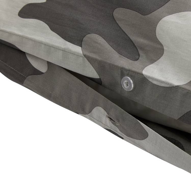 Argos Home kids bedding set camo grey single (British brand)