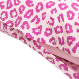 Argos Home pink leopard print bedding set single (British brand)