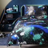 Argos Home paint splash graffiti bedding set, single - British product