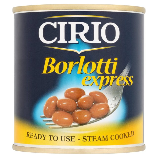 Cirio Steam Cooked Borlotti Beans   3 x 150g