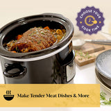 Crockpot black digital slow cooker 3.5L (British brand)