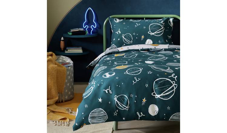Habitat blue planets toddler bedding set (British brand)