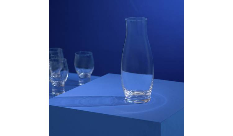 Habitat Bebop mouthblown glass carafe 1126ml, imported from the UK