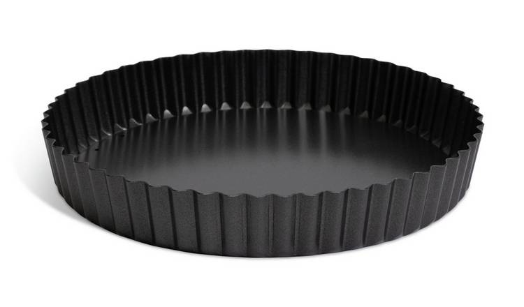 Habitat non-stick carbon steel quiche tin 23cm, imported from the UK