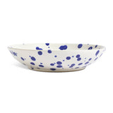 Habitat blue stoneware pasta bowls set of 4 21.5cm, UK version