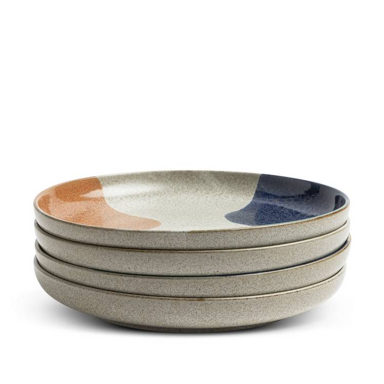 Habitat Recast stoneware side plates set of 4 (British brand)