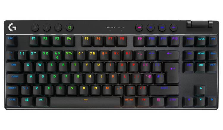 Logitech PRO X TKL wireless gaming keyboard, imported from the UK