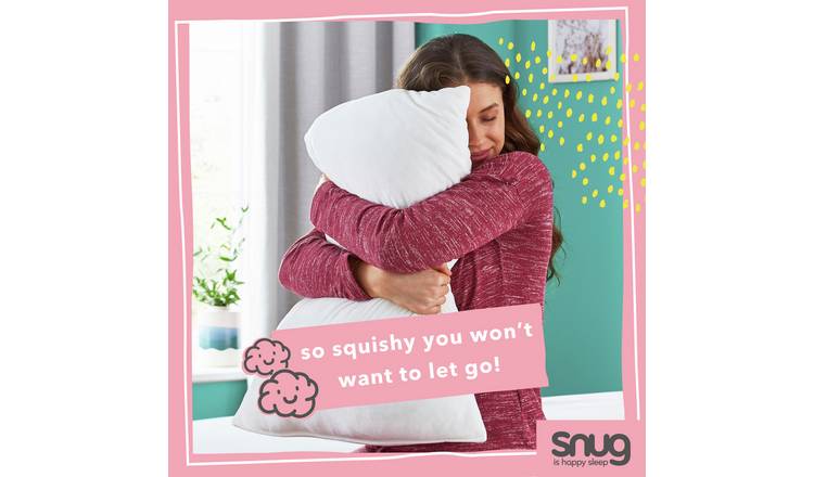 Snug Marshmallow medium soft hollowfibre pillow (British brand)